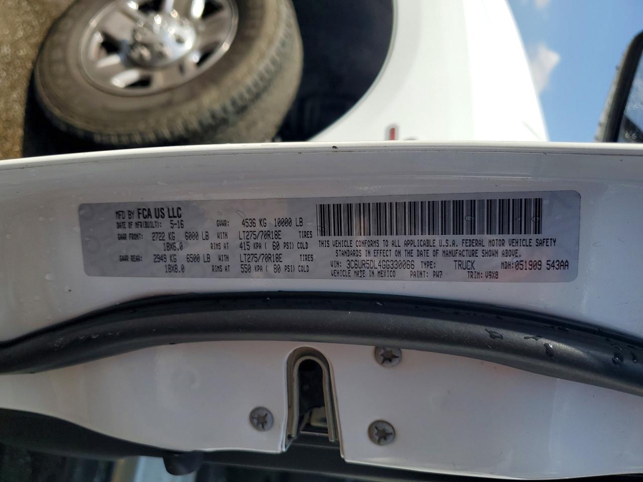 RAM 2500 2016 — 14