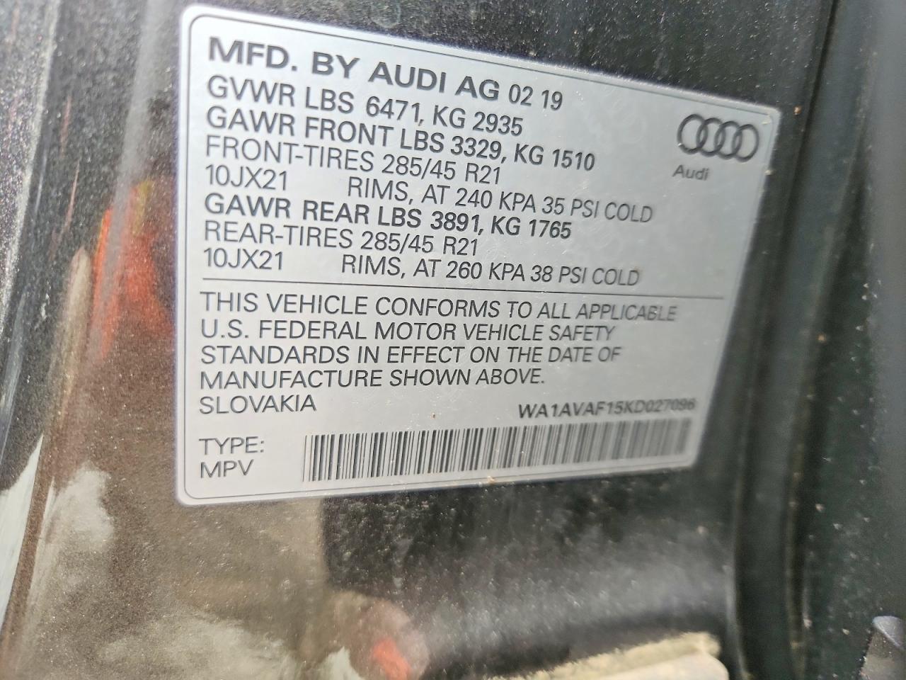 AUDI Q8 2019 — 14