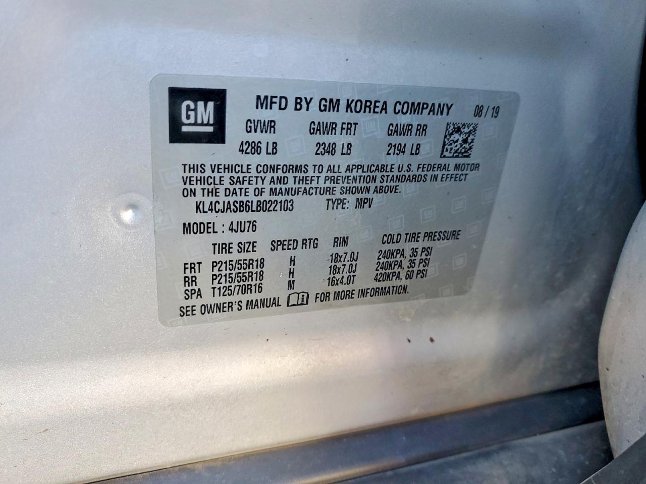 BUICK ENCORE 2020 — 14