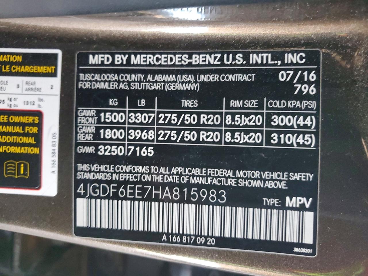 MERCEDES-BENZ GLS 2017 — 14
