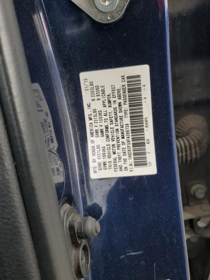 HONDA ACCORD 2015 — 13