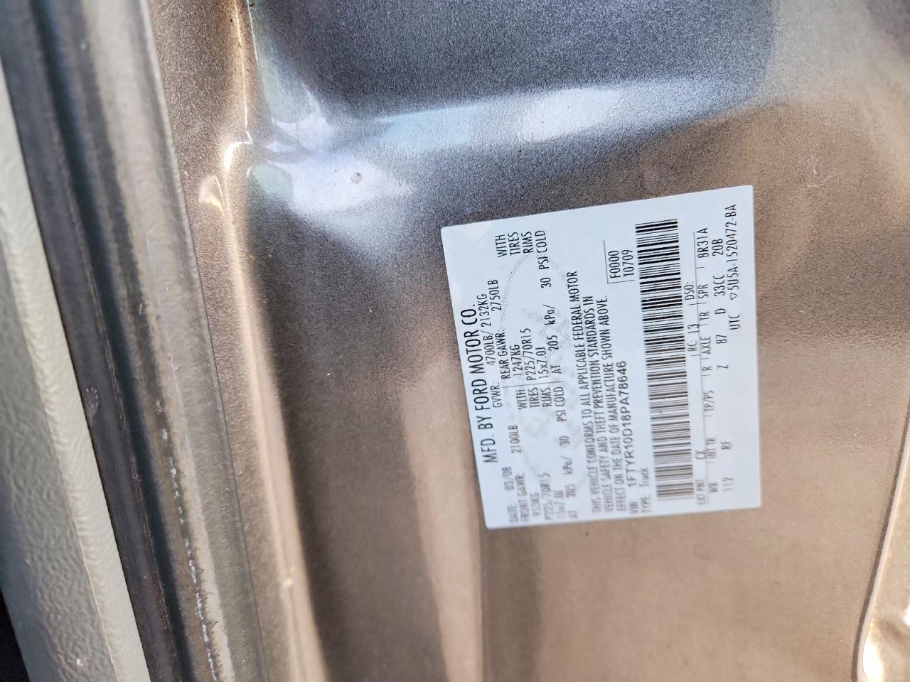 FORD RANGER 2008 — 13