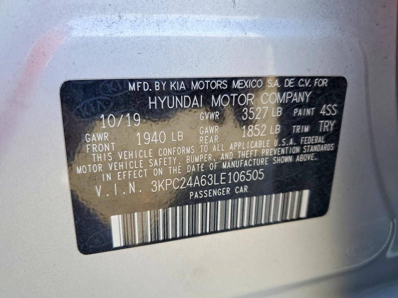 HYUNDAI ACCENT 2020 — 13