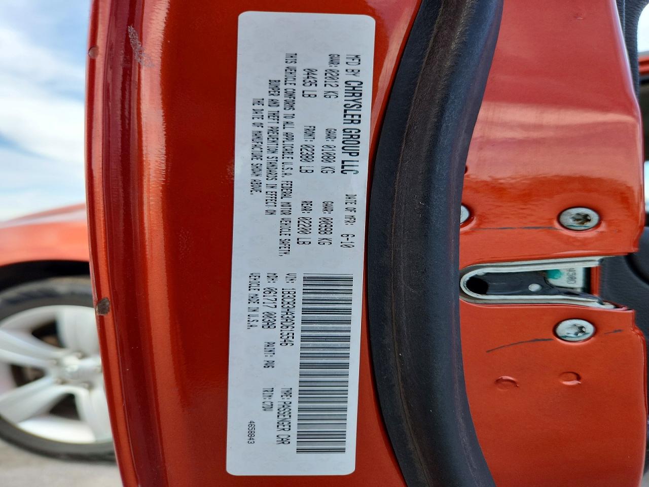 DODGE CALIBER 2010 — 13