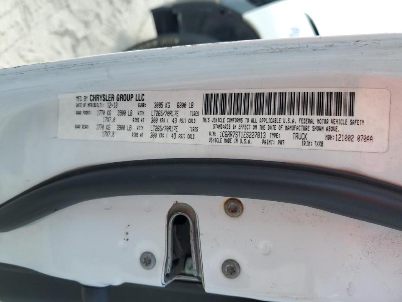 RAM 1500 2014 — 14