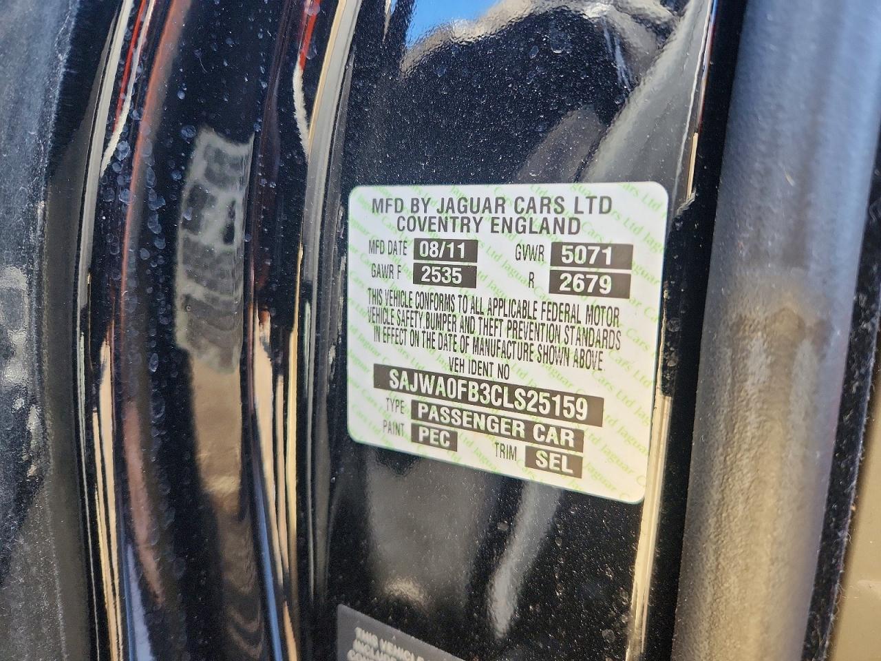 JAGUAR XF 2012 — 14