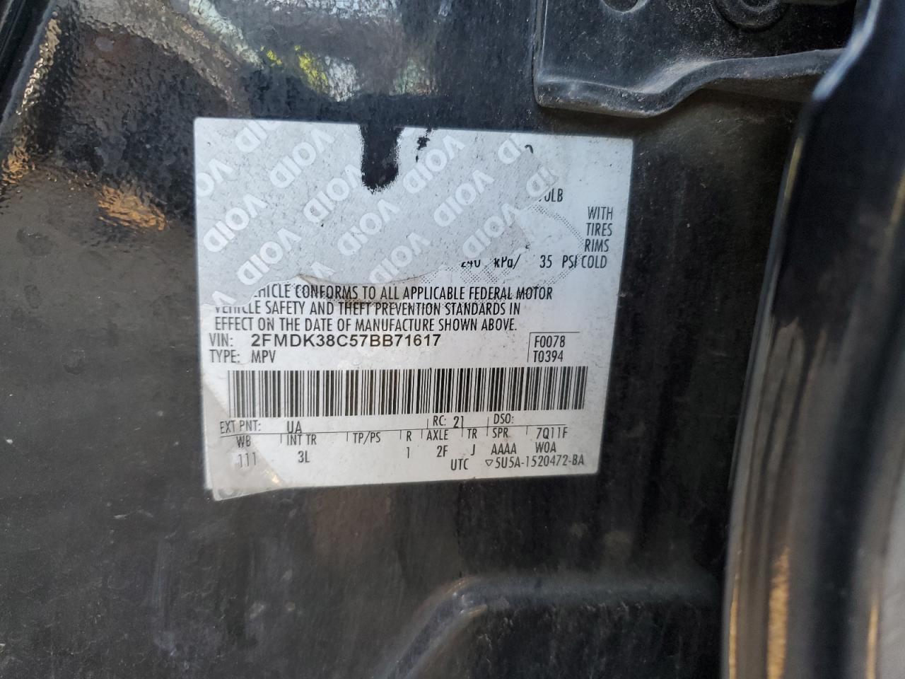 FORD EDGE 2007 — 15