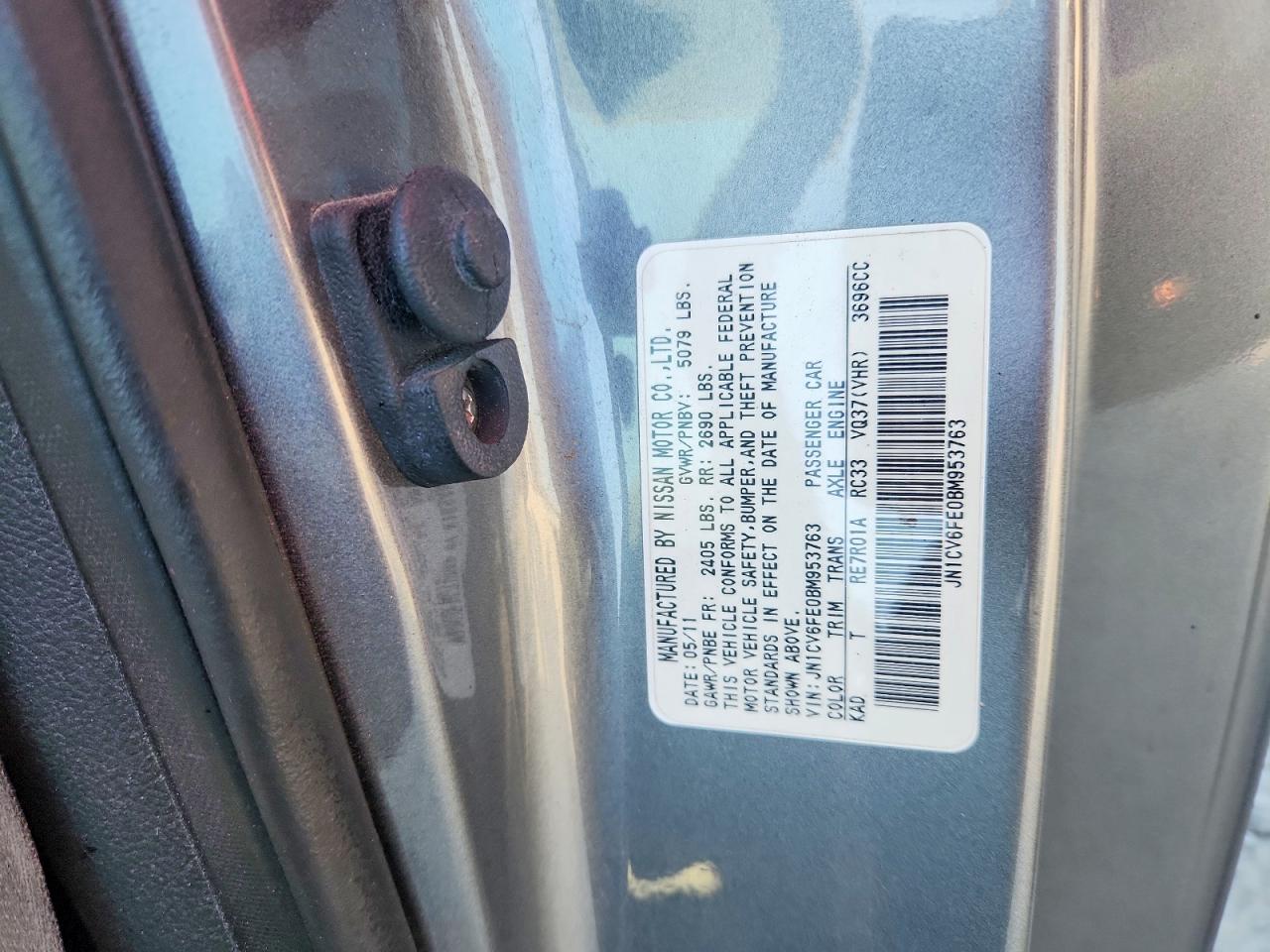 INFINITI G37 CONVERTIBLE 2011 — 14
