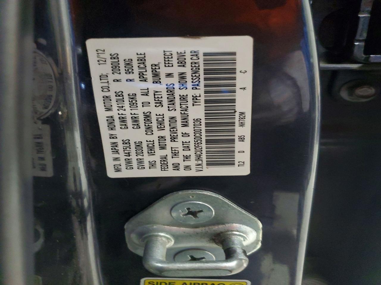 ACURA TSX 2013 — 13