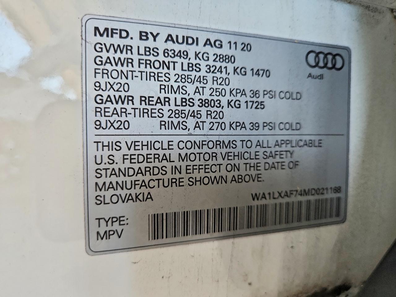 AUDI Q7 2021 — 14