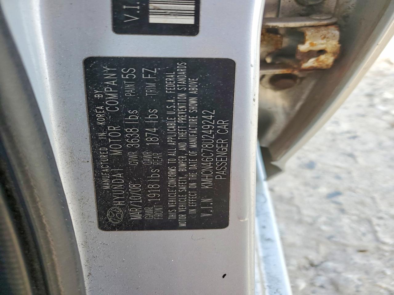 HYUNDAI ACCENT 2008 — 13