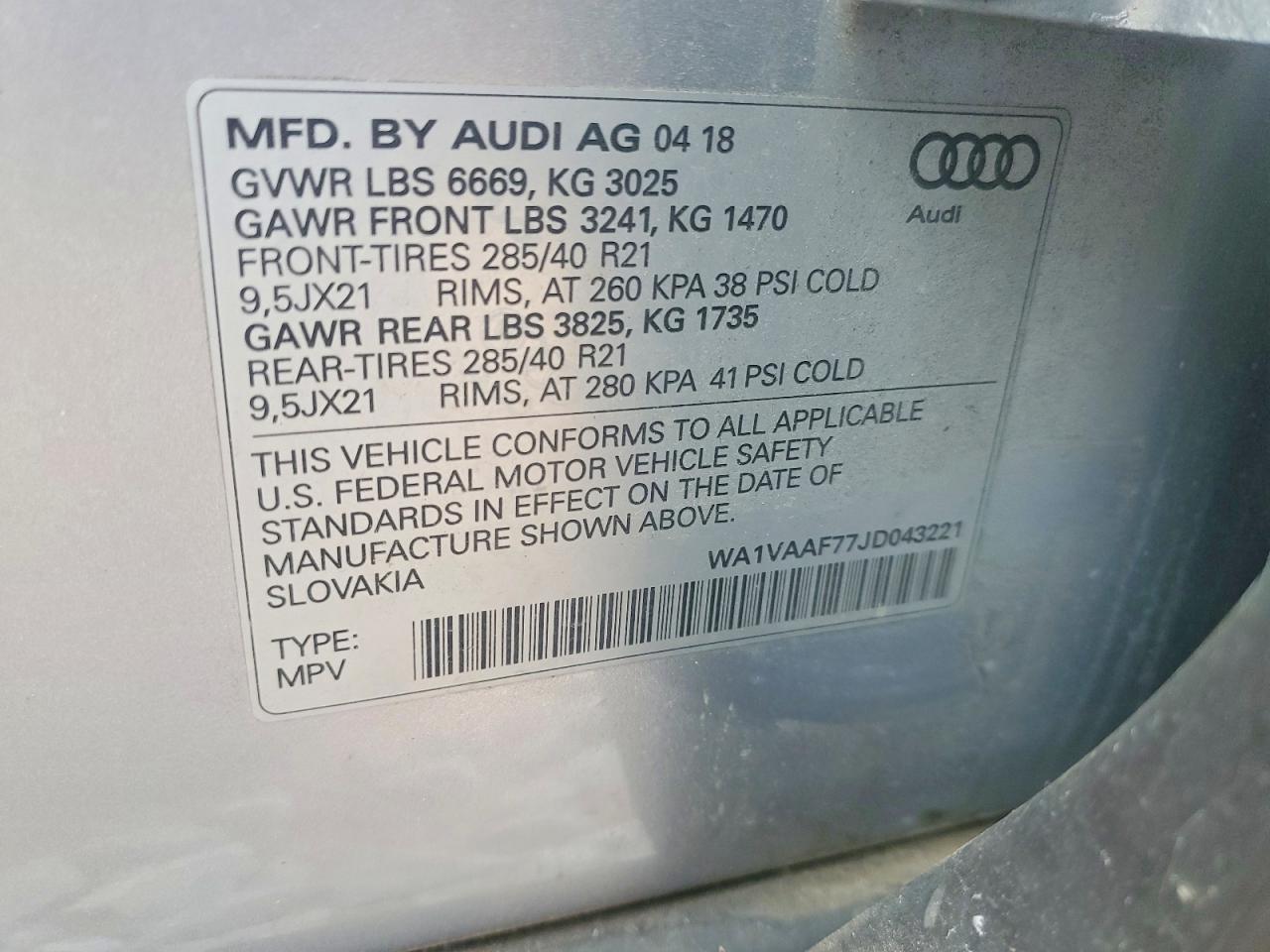AUDI Q7 2018 — 14