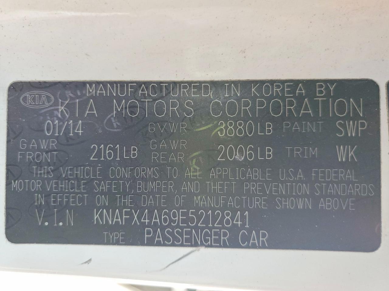 KIA FORTE 2014 — 13