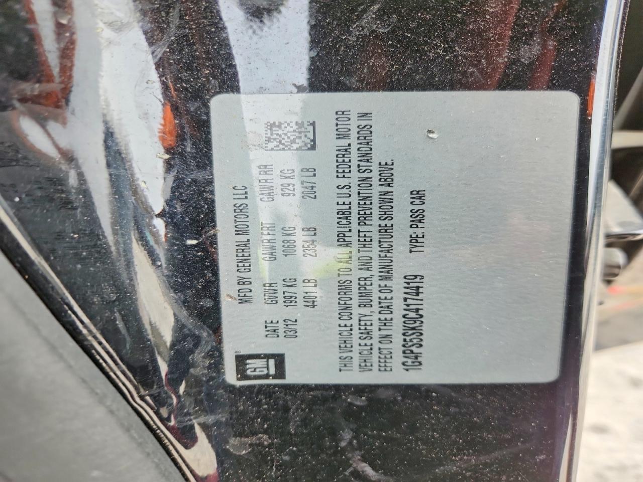 BUICK VERANO 2012 — 13