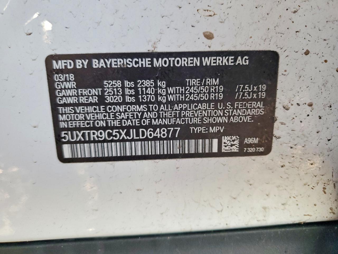 BMW X3 2018 — 14