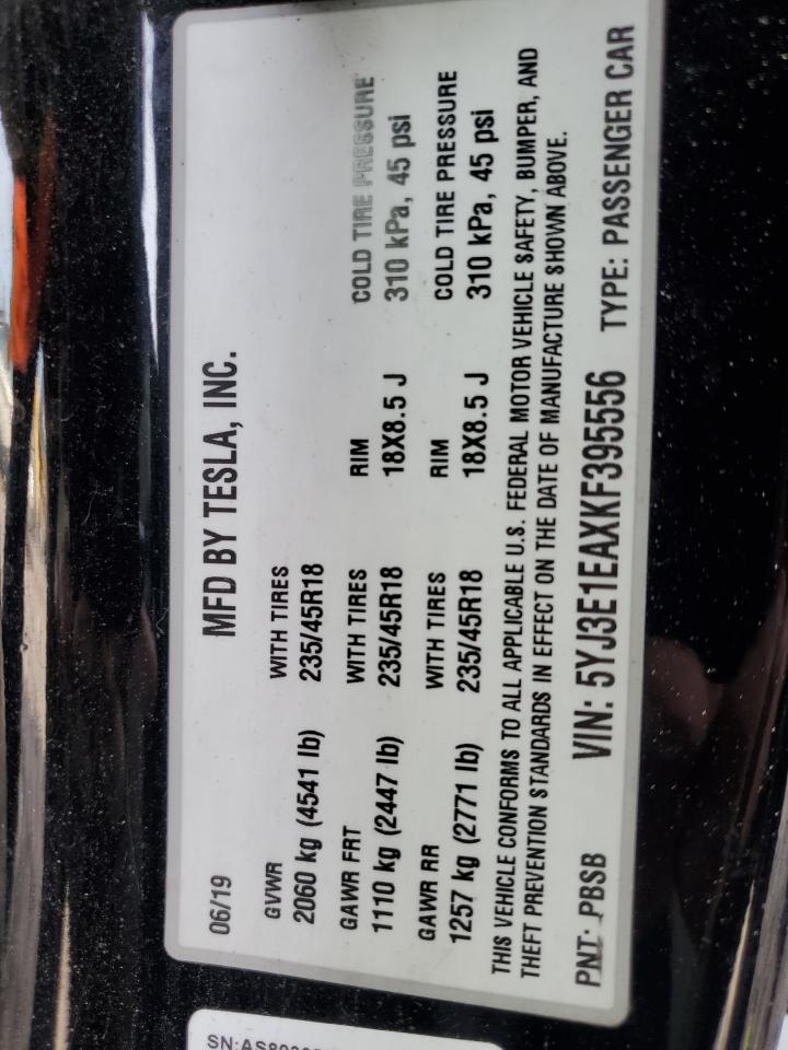 TESLA MODEL 3 2019 — 13