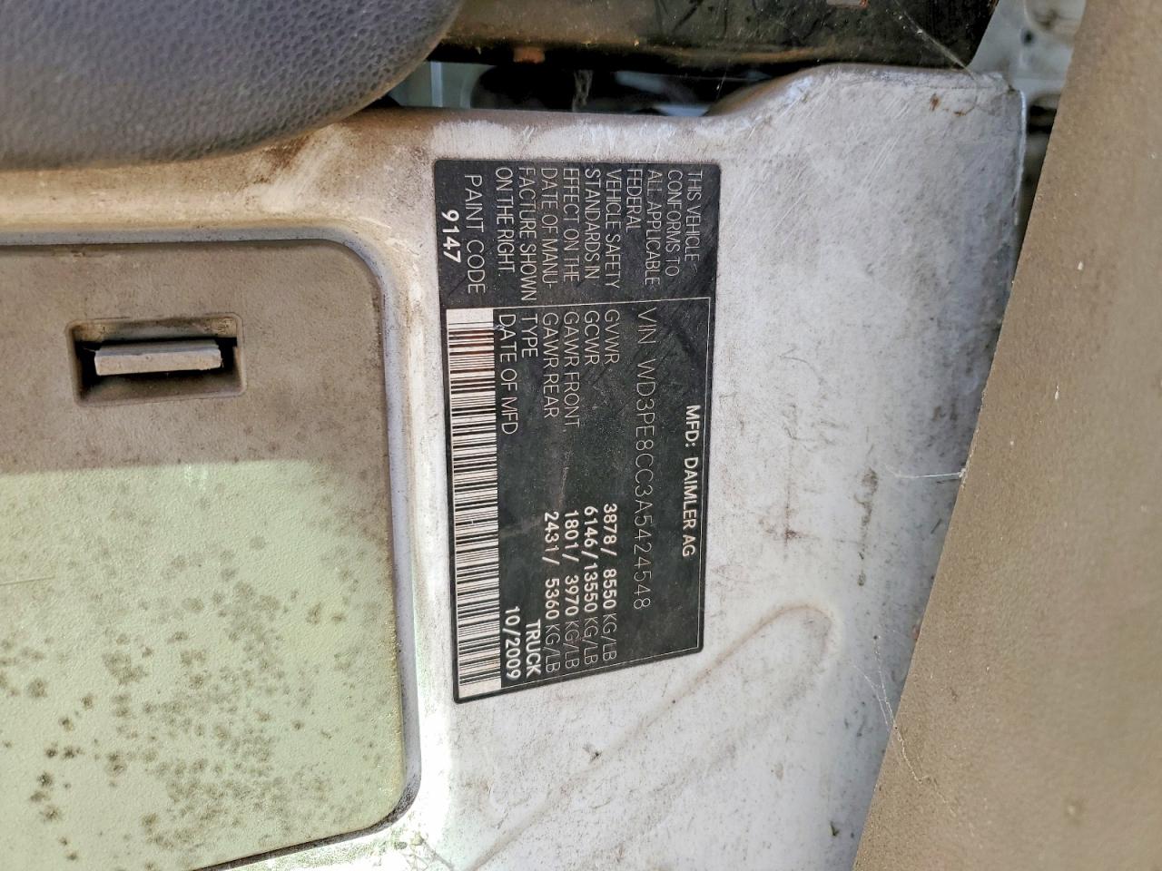 MERCEDES BENZ SPRINTER 2010 — 14