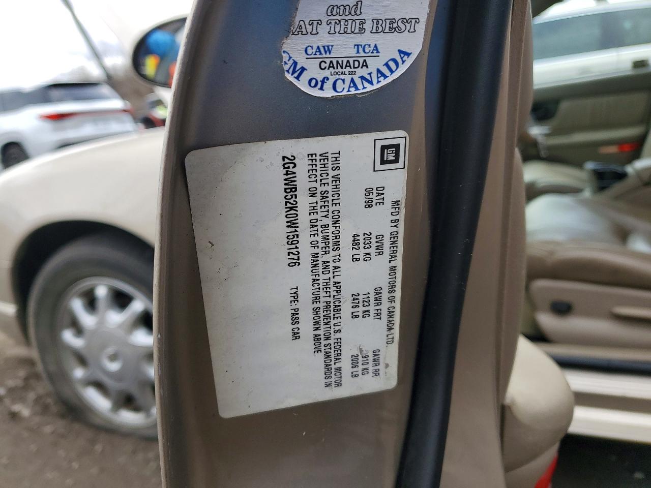 BUICK REGAL 1998 — 13