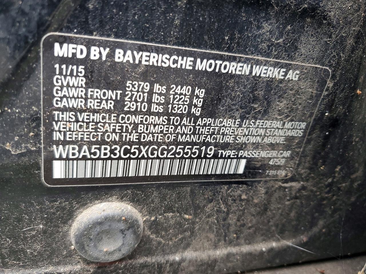 BMW 535 2016 — 13