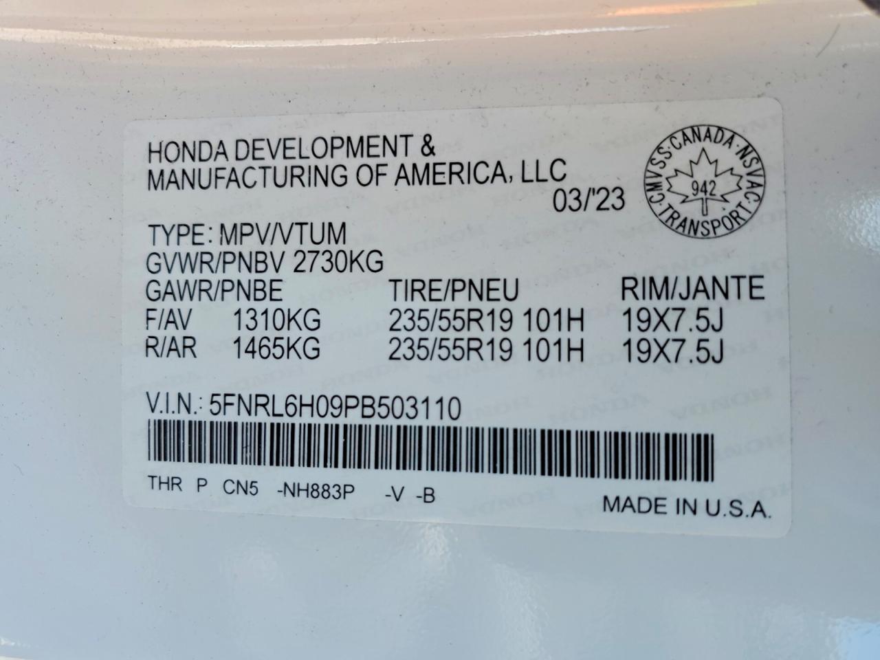 HONDA ODYSSEY 2023 — 15