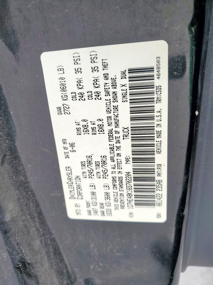DODGE DAKOTA 2006 — 13