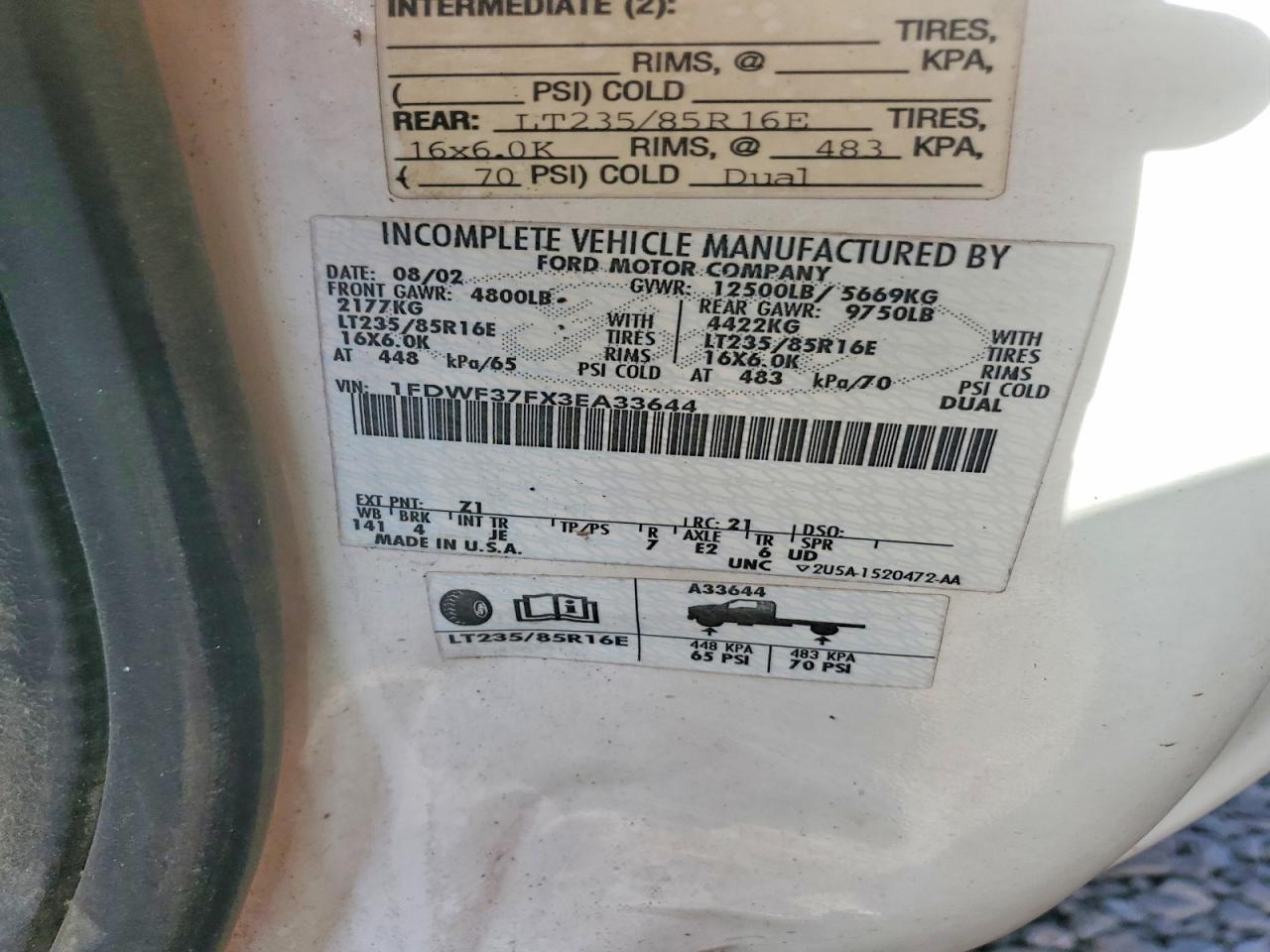 FORD F350 2003 — 13