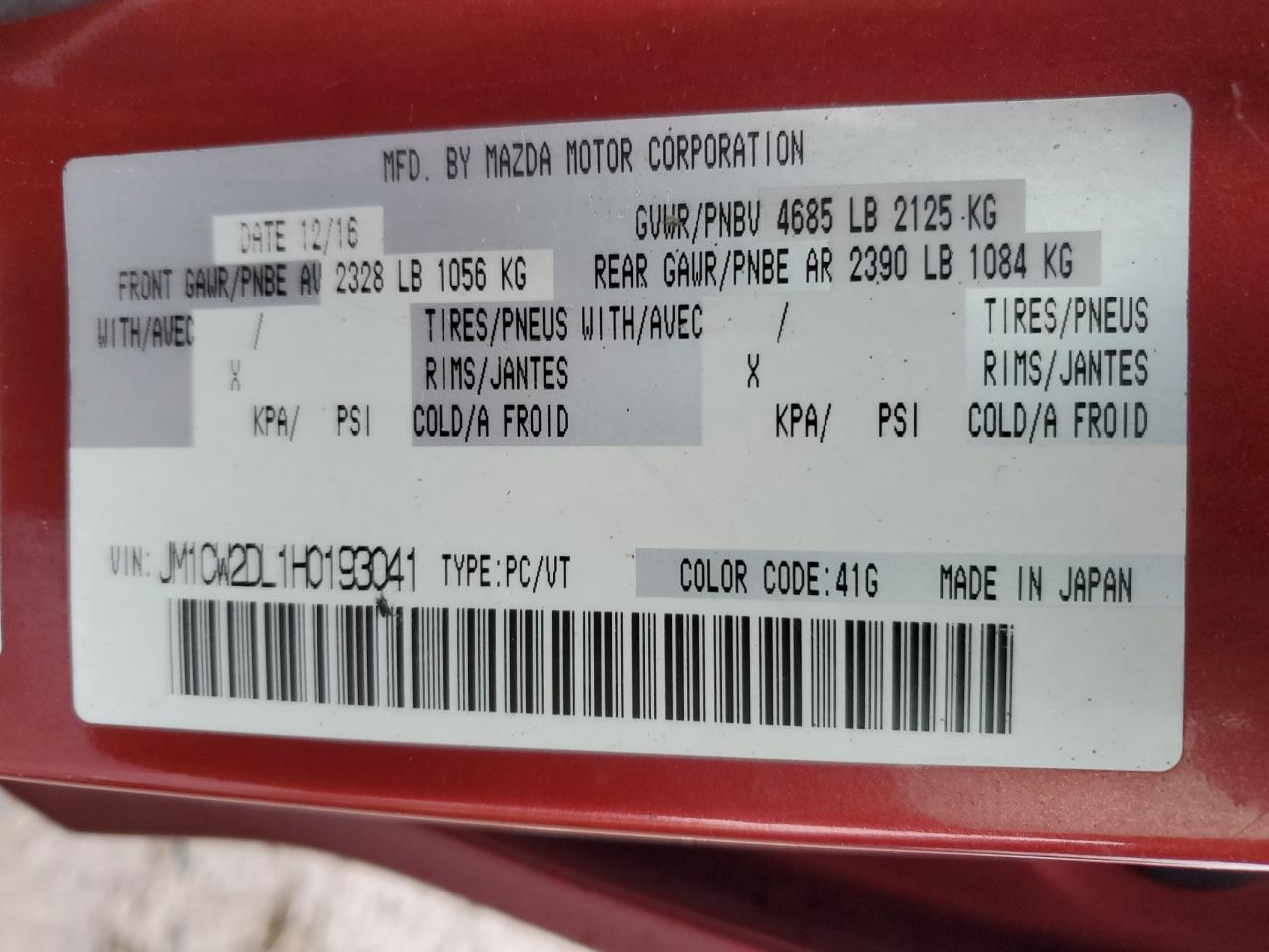 Mazda 5 2017 — 15
