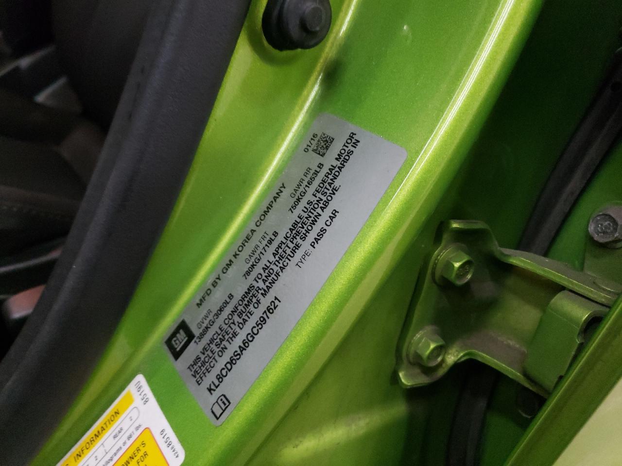 CHEVROLET SPARK 2016 — 13