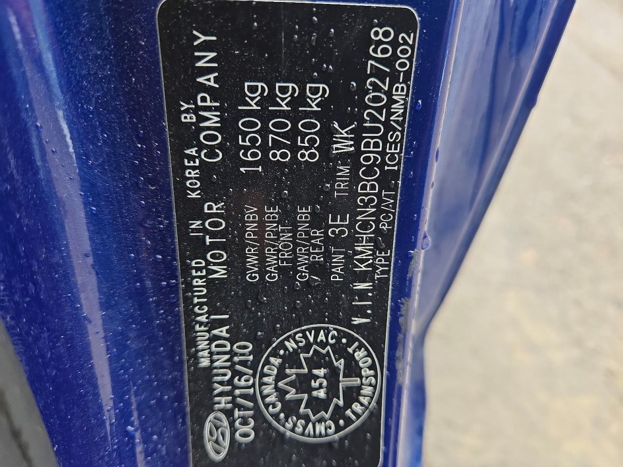 HYUNDAI ACCENT 2011 — 13