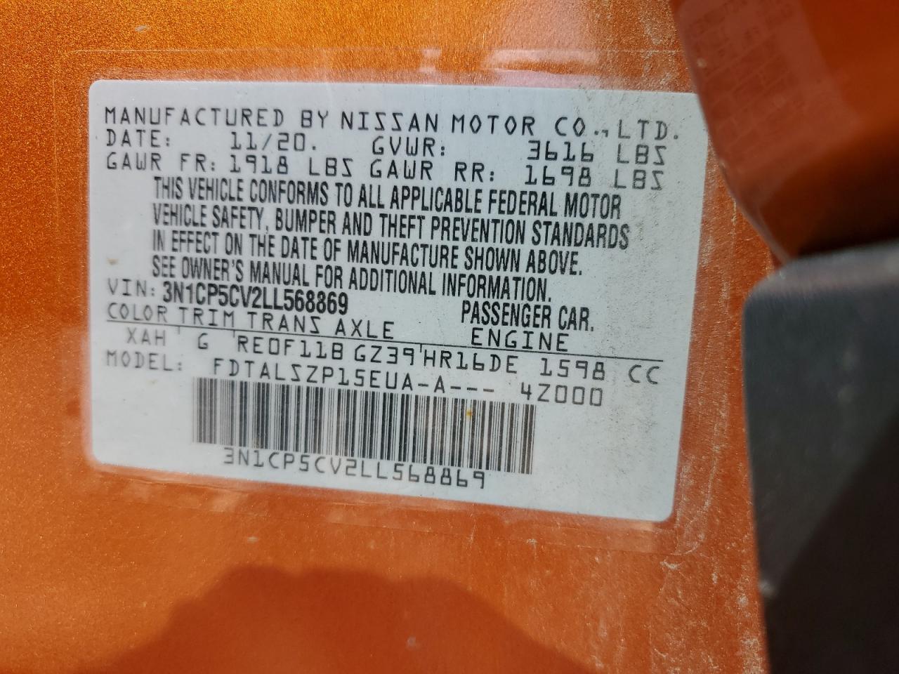 NISSAN KICKS 2020 — 13