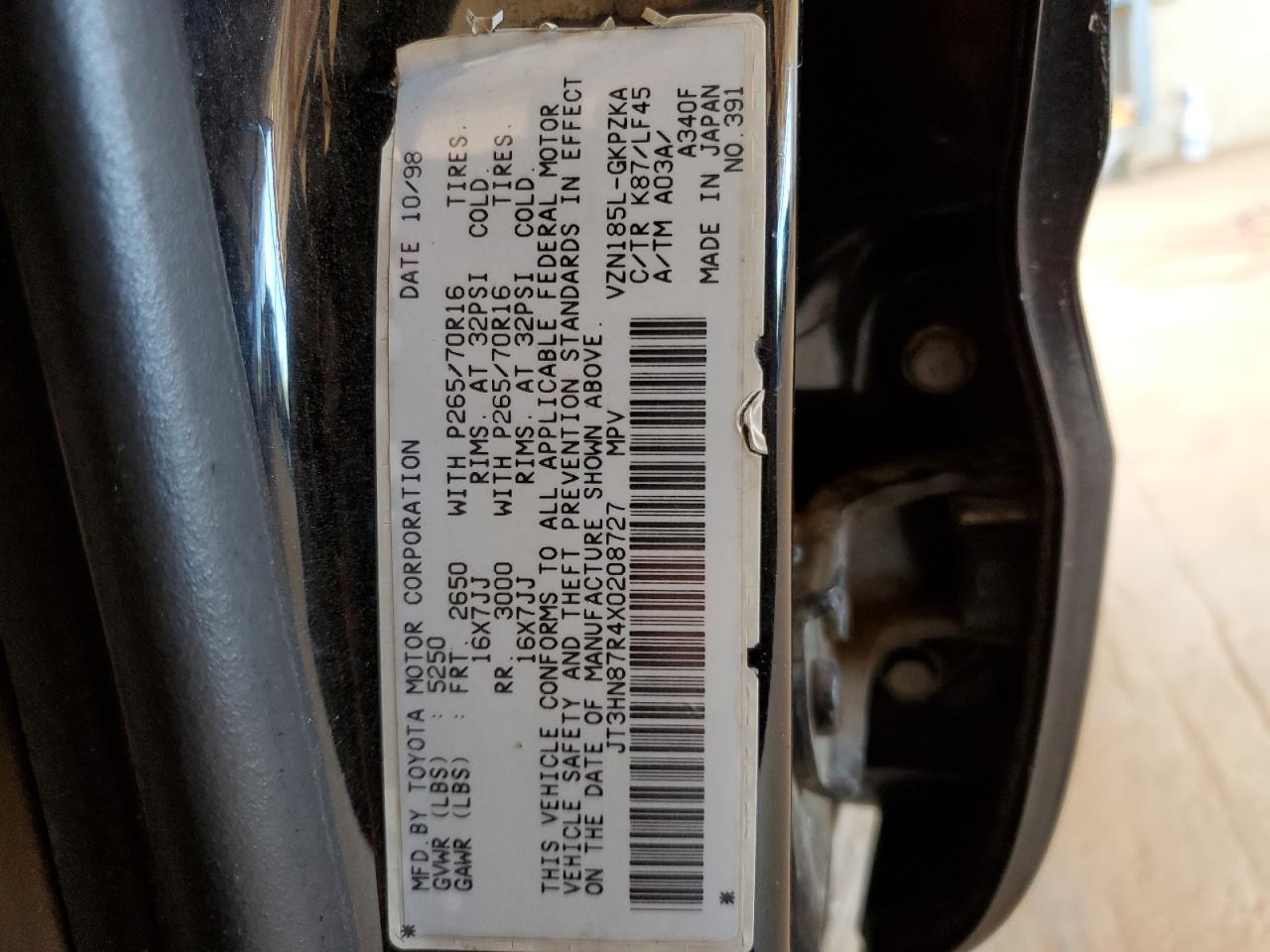 TOYOTA 4RUNNER 1999 — 10