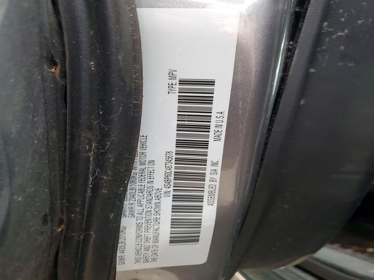 SUBARU OUTBACK 2008 — 13