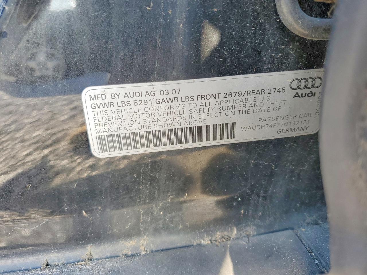 AUDI A6 2007 — 13
