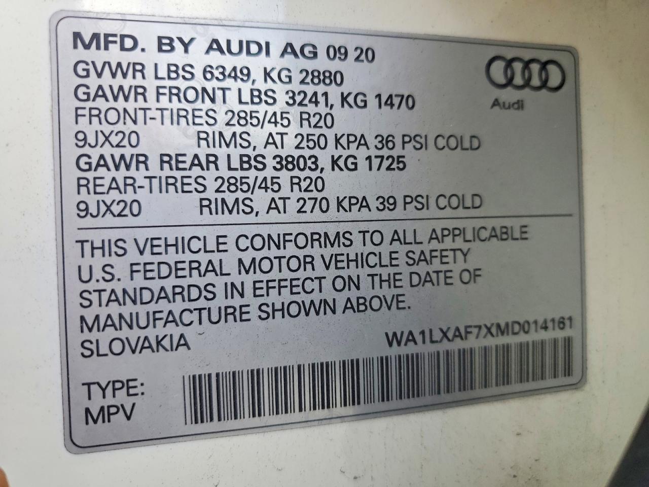 AUDI Q7 2021 — 14