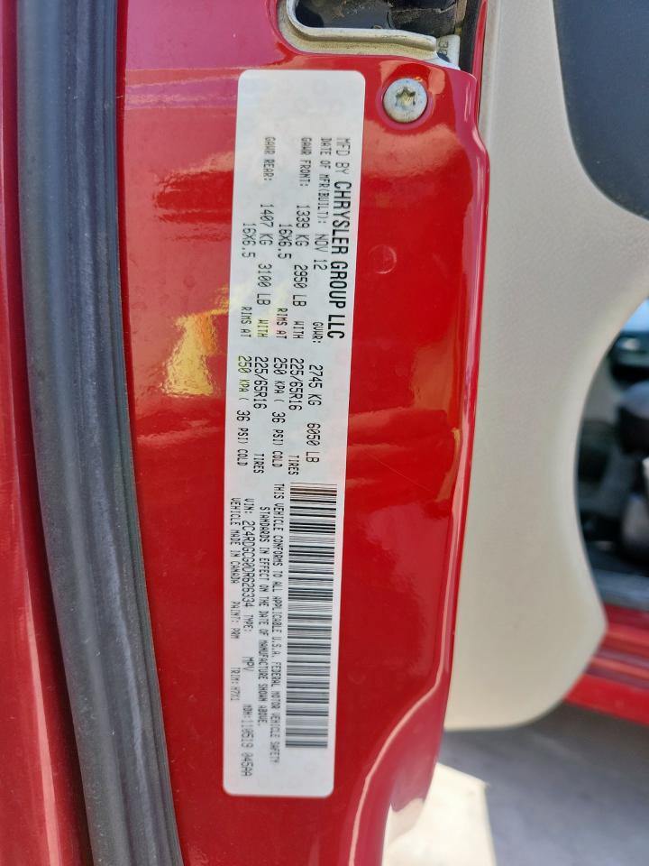 DODGE GRAND CARAVAN 2013 — 14