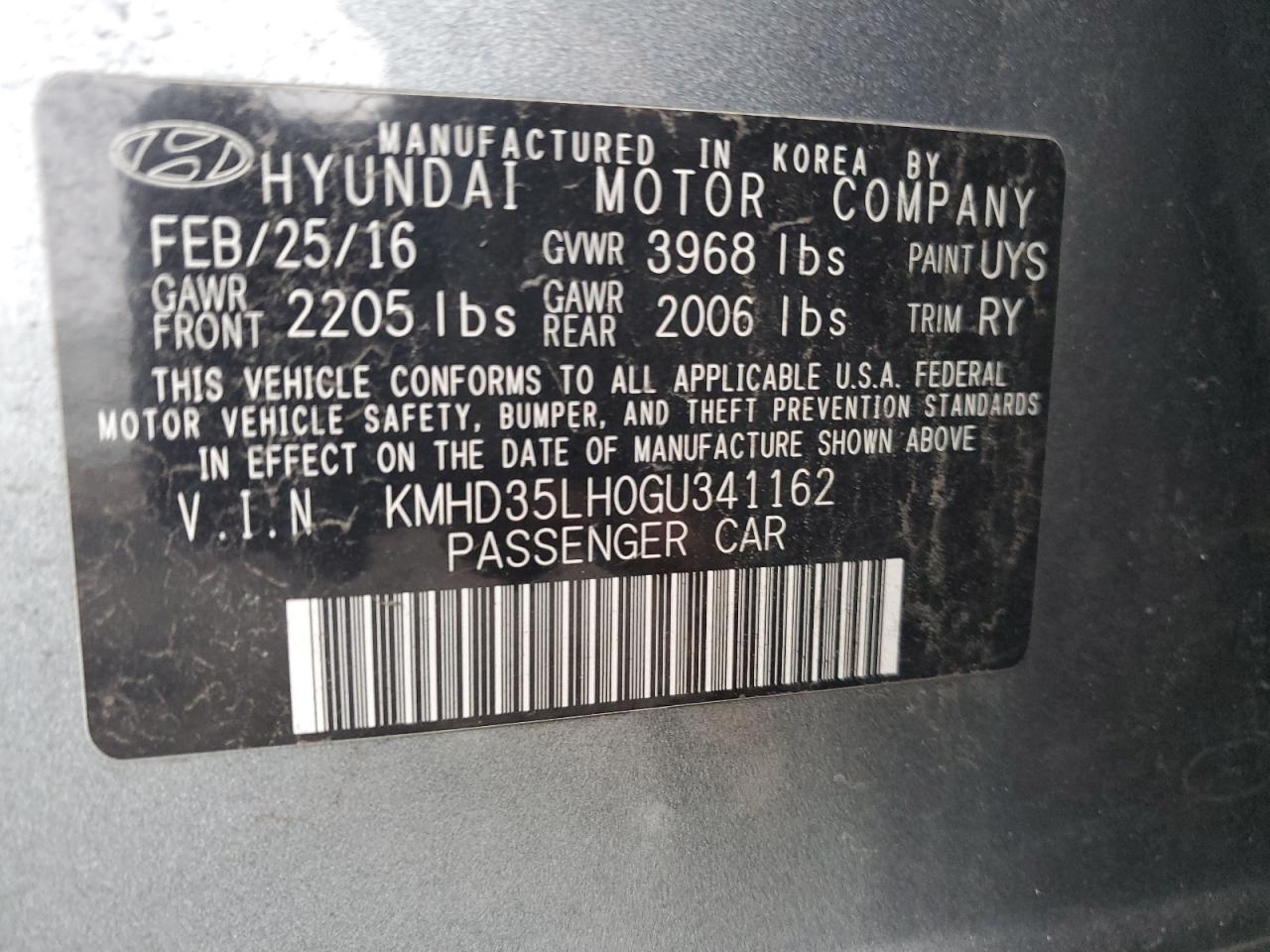 HYUNDAI ELANTRA GT 2016 — 13