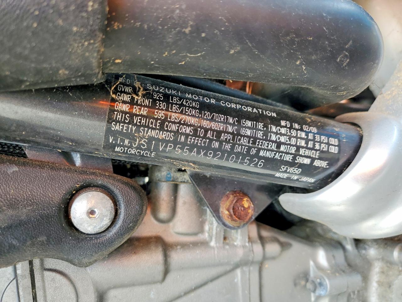 SUZUKI ALL OTHER 2016 — 10
