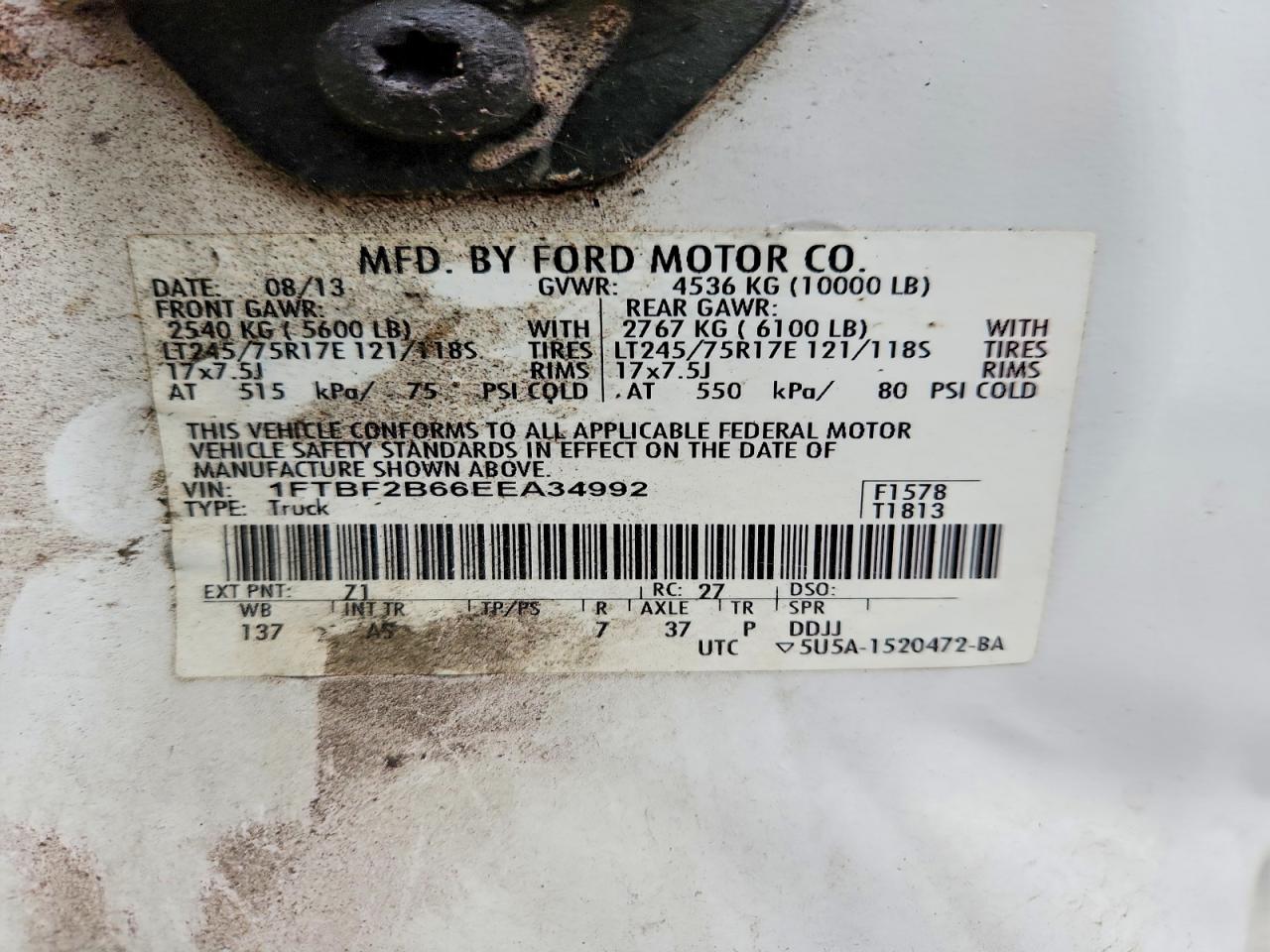 FORD F250 2014 — 13