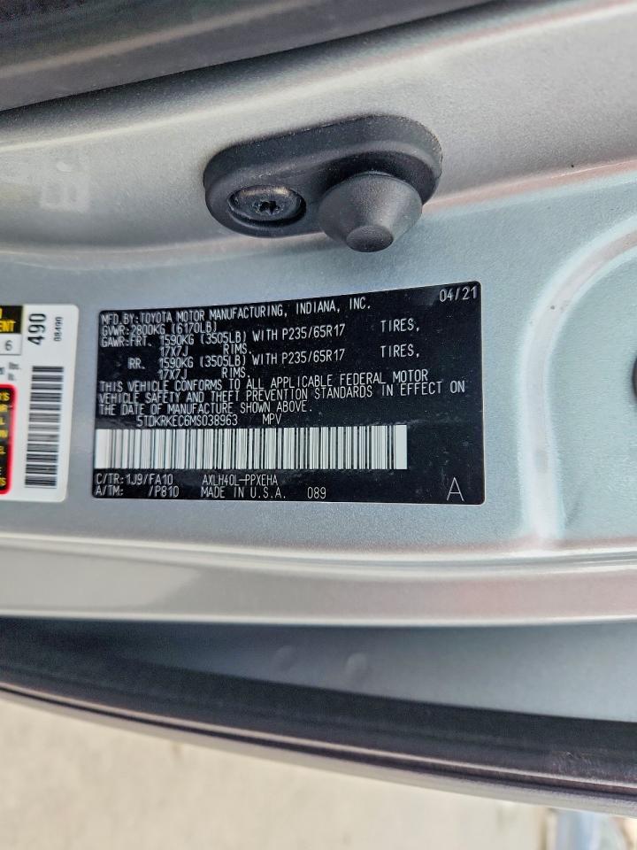 TOYOTA SIENNA 2021 — 15
