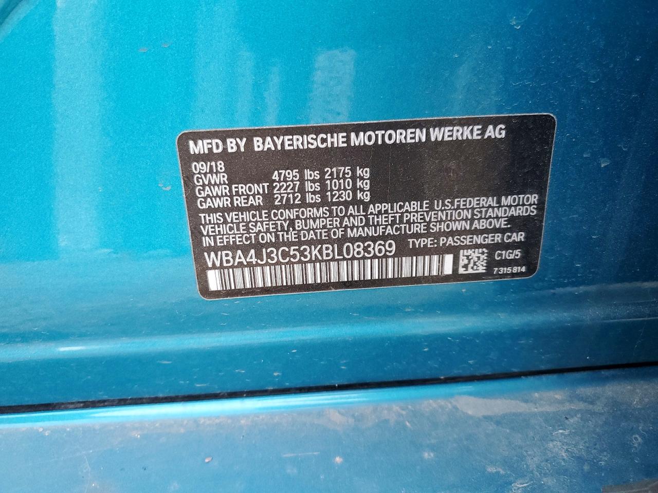 BMW 430XI 2019 — 13