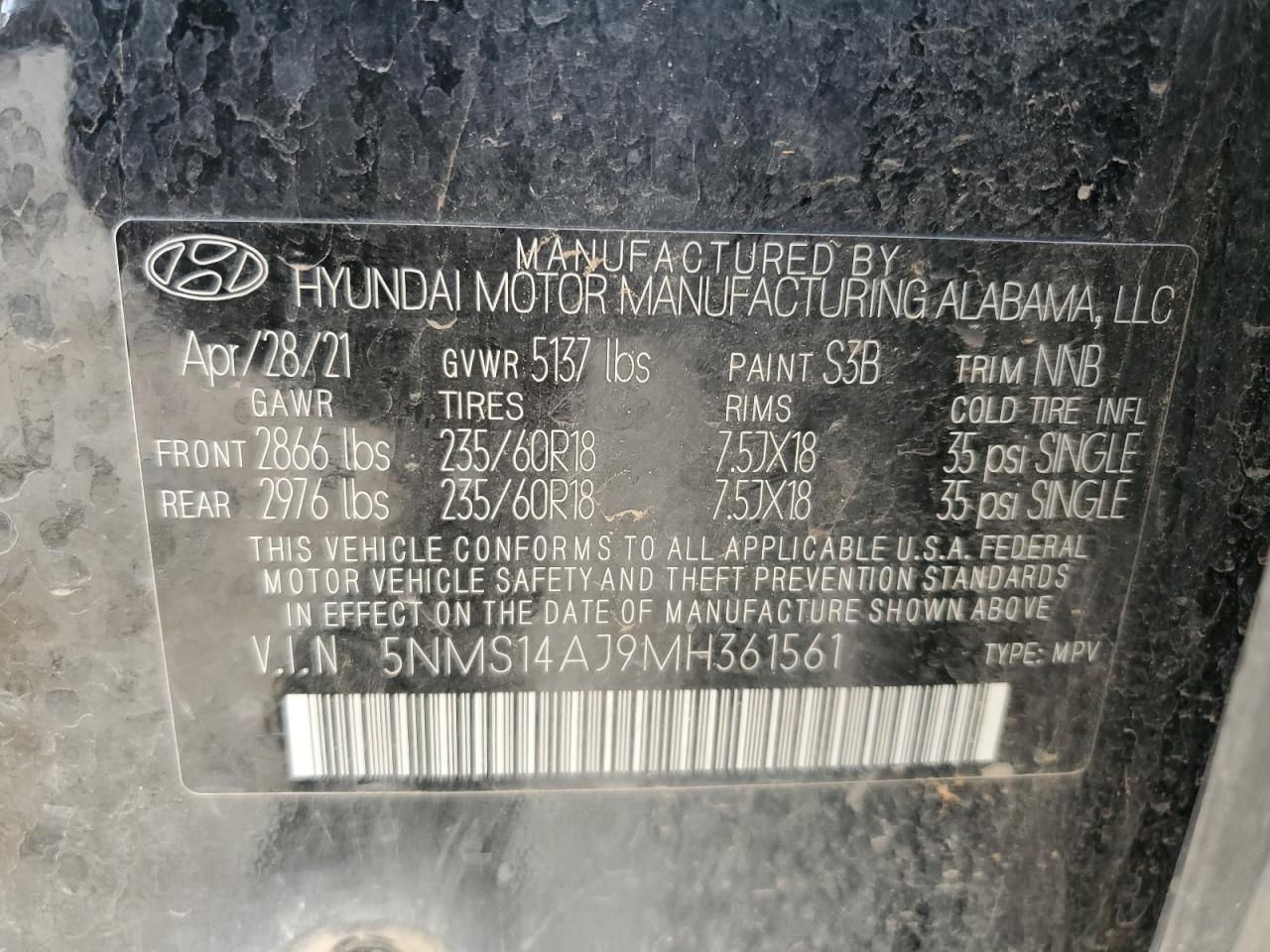 HYUNDAI SANTA FE 2021 — 13
