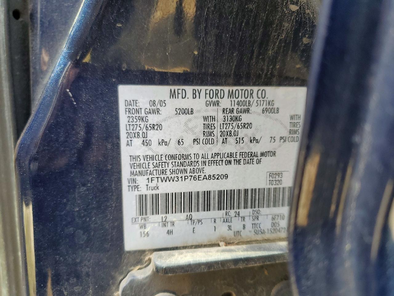 FORD F350 2006 — 13