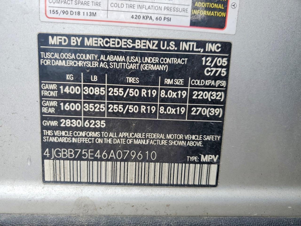 MERCEDES-BENZ ML 2006 — 14