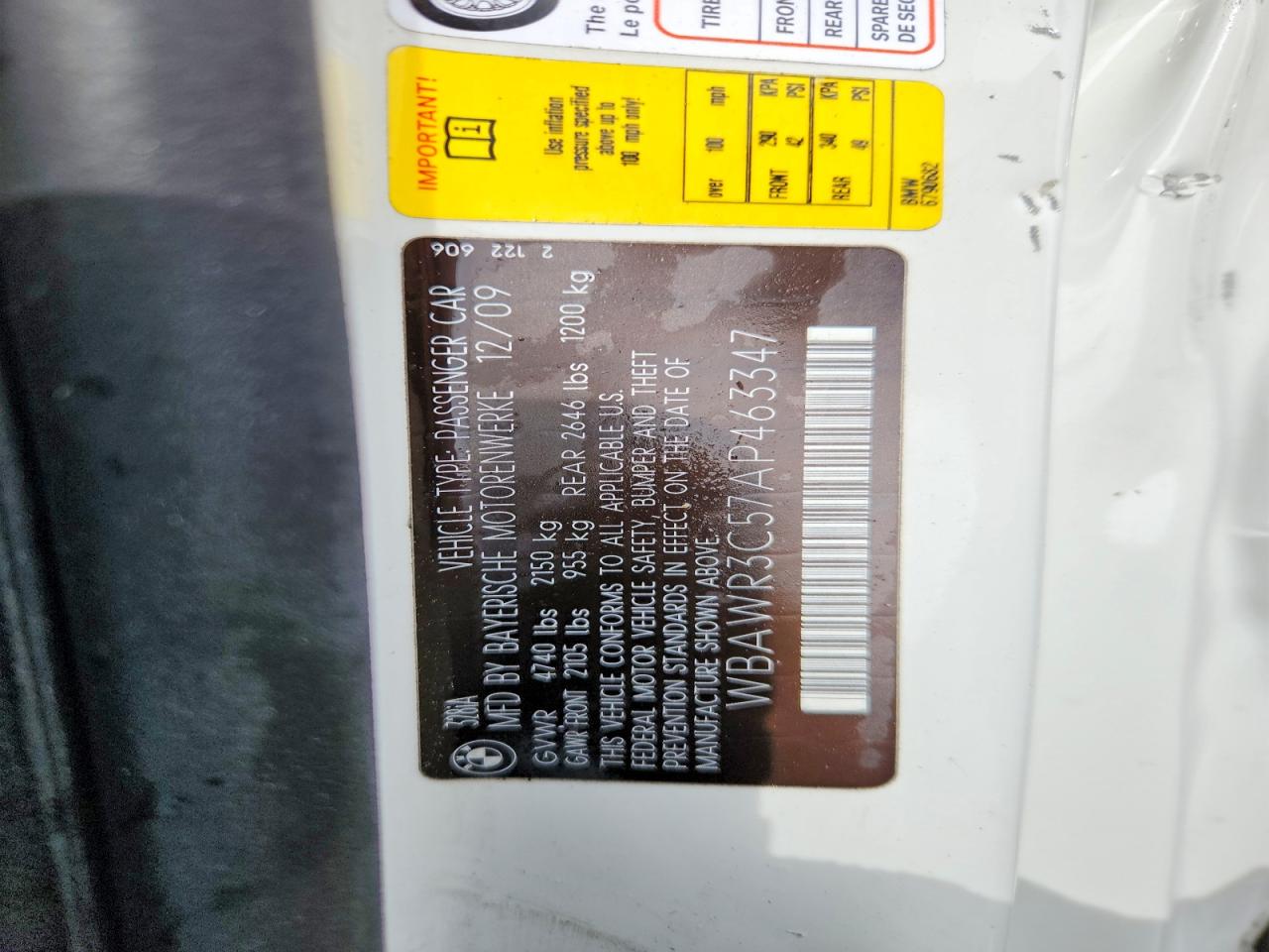 BMW 328 2010 — 13