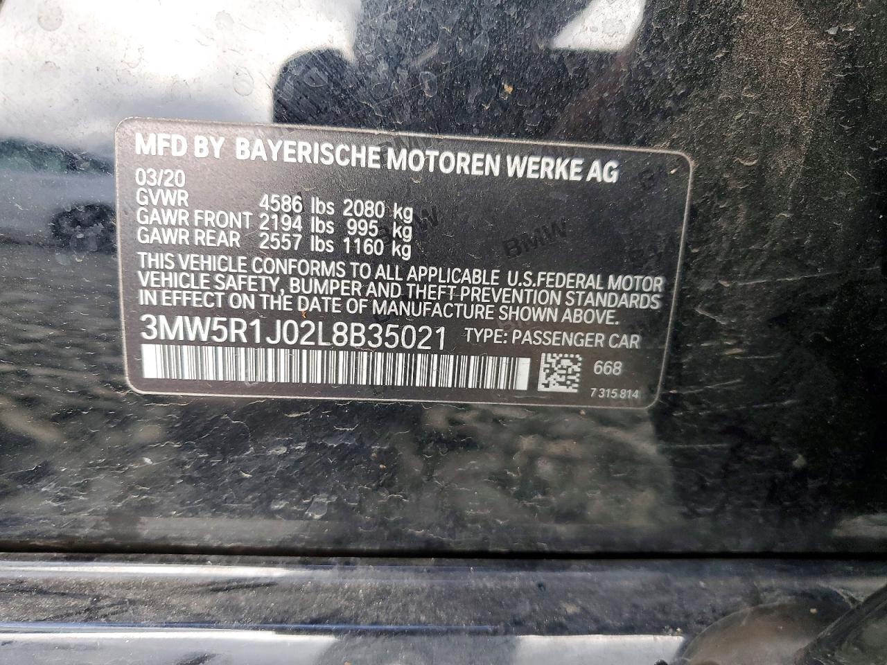 BMW 330I 2020 — 13