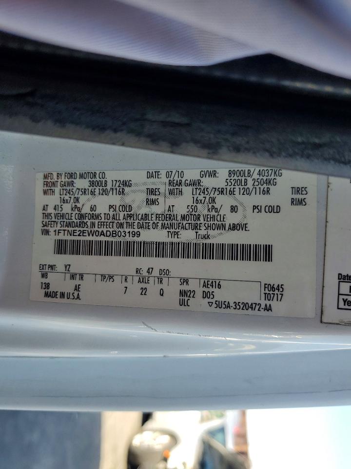 FORD ECONOLINE 2010 — 14