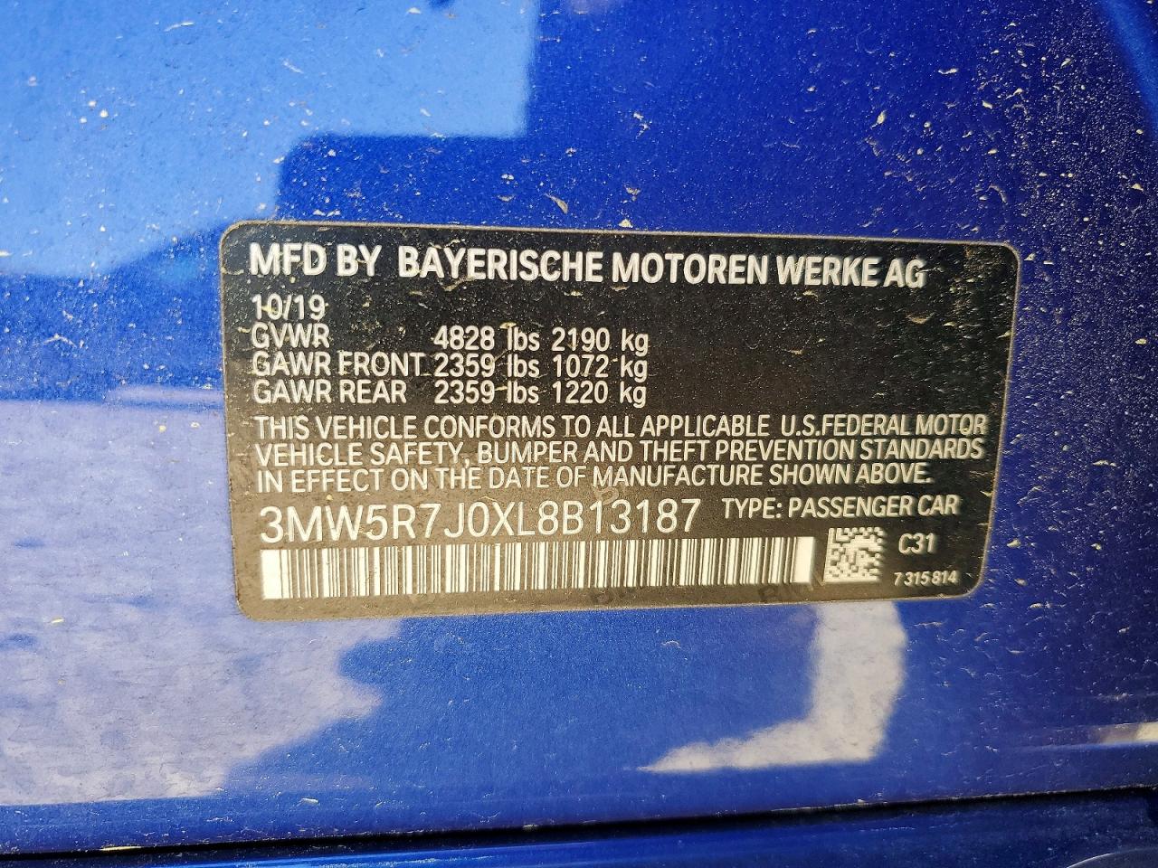 BMW 330XI 2020 — 13