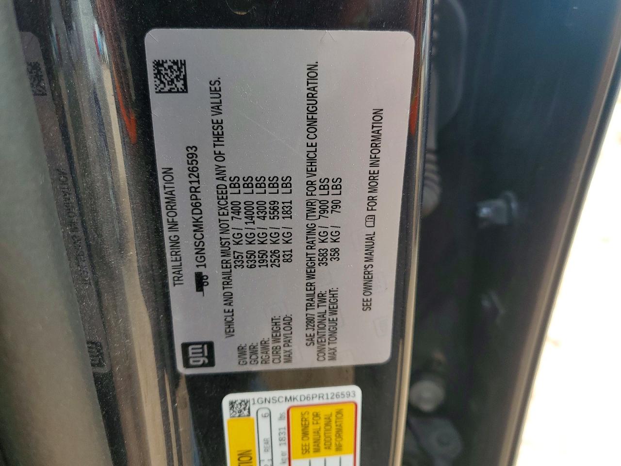 CHEVROLET TAHOE 2023 — 14