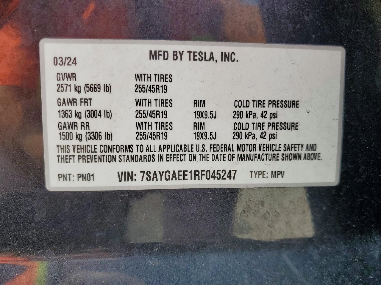 TESLA MODEL Y 2024 — 13