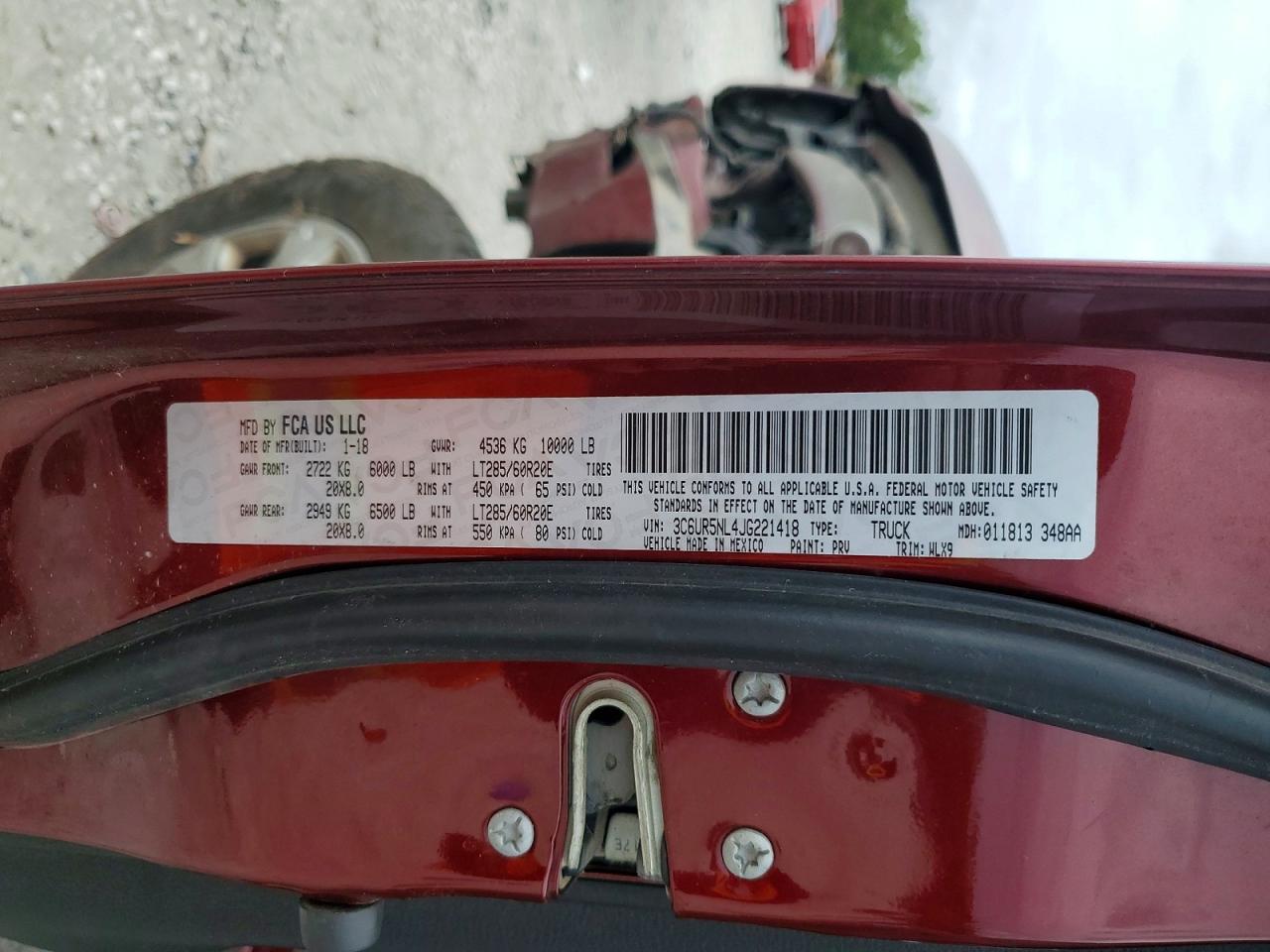 RAM 2500 2018 — 13